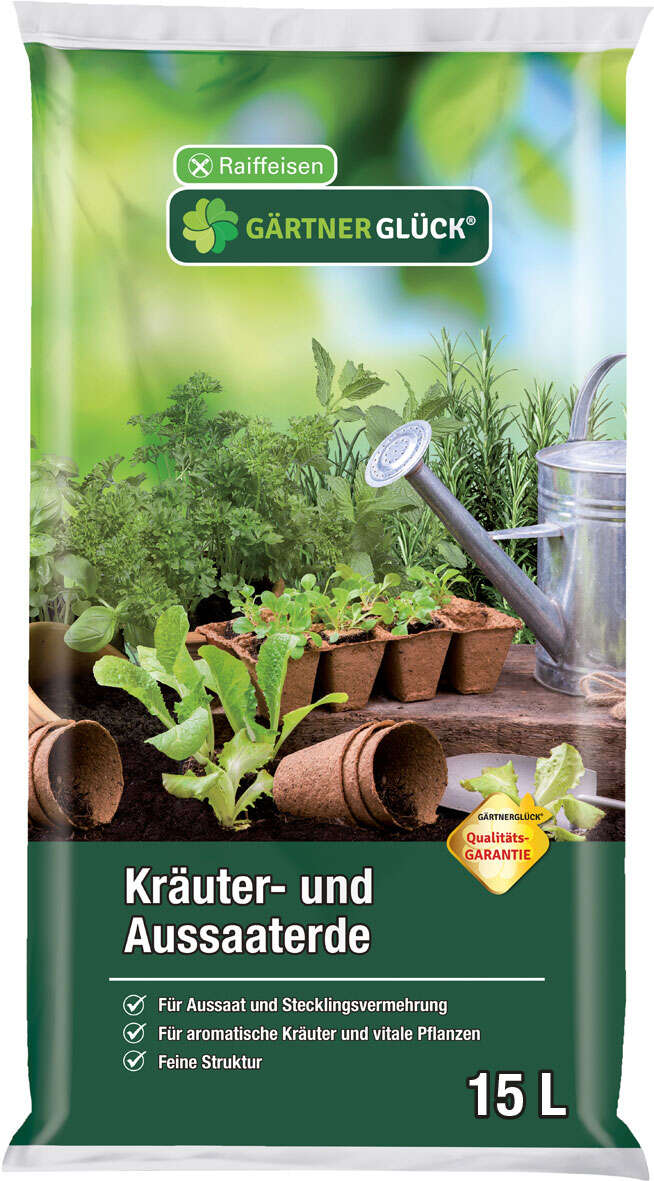GÄRTNERGLÜCK Kräuter- und Aussaaterde GÄRTNERGLÜCK Kräuter- und Aussaaterde
